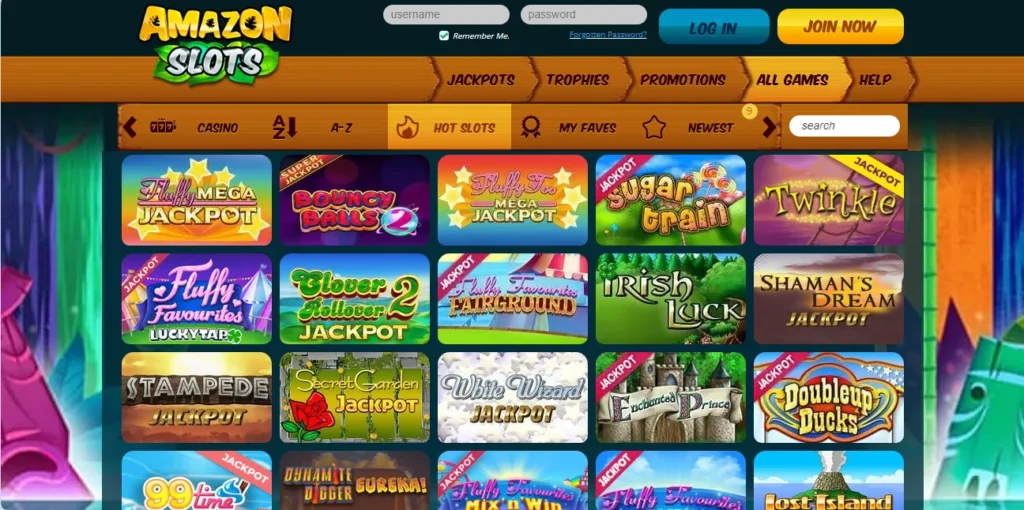 Amazon Slots Casino live casino.