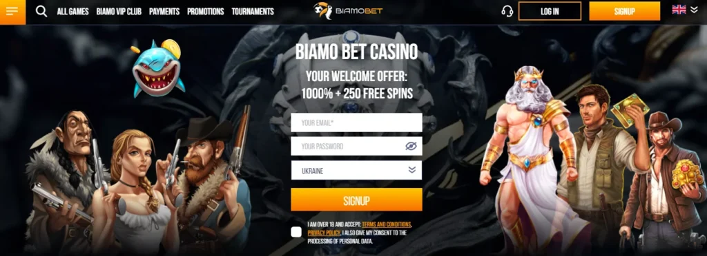 How to Sign Up at Biamo Bet