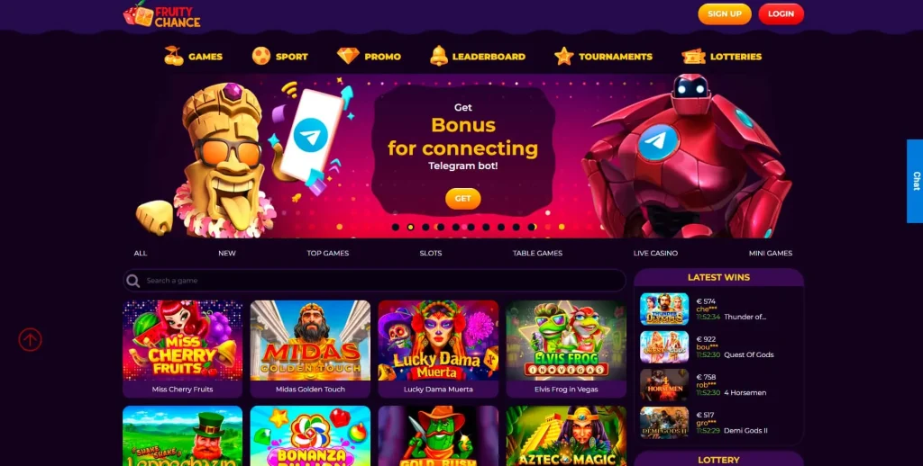 Top Games by Fruity Chance Casino.