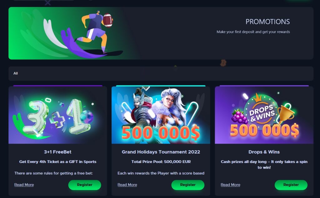 Jackbit Casino promotions