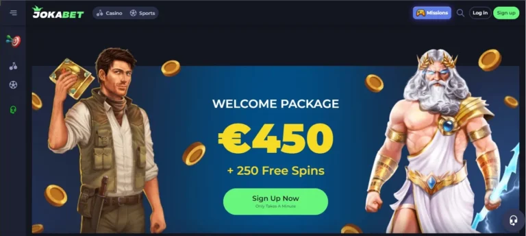 Jokabet Casino features