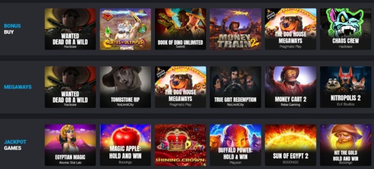 MyStake Casino games