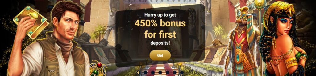 Pyramid Spins Casino bonus