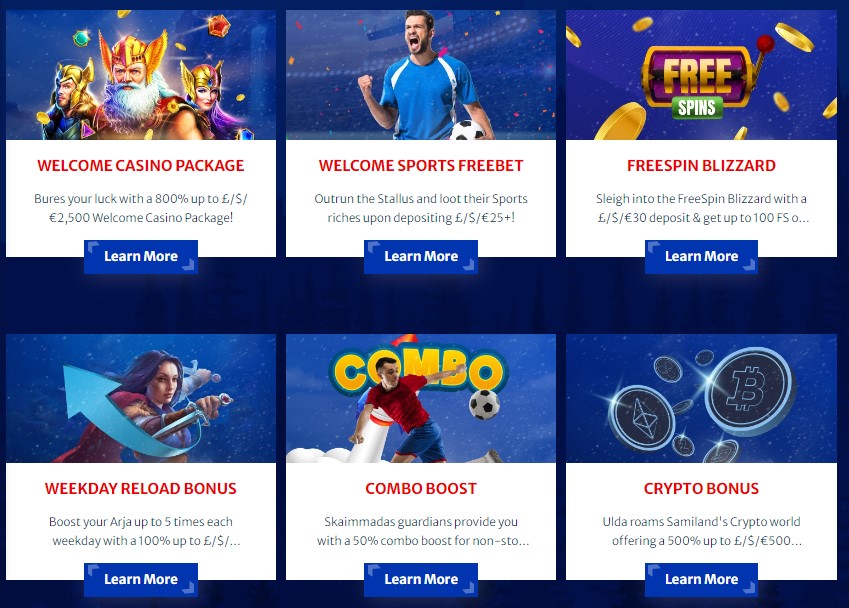 Samiland Casino promotions