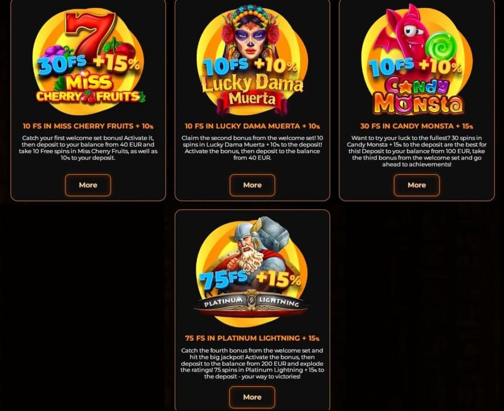 Use bonuses at Scarab Wins Casino