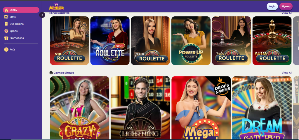 Play Live Roulette on Slotmonster casino