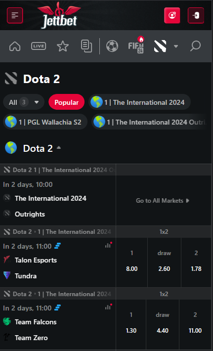 Esports betting