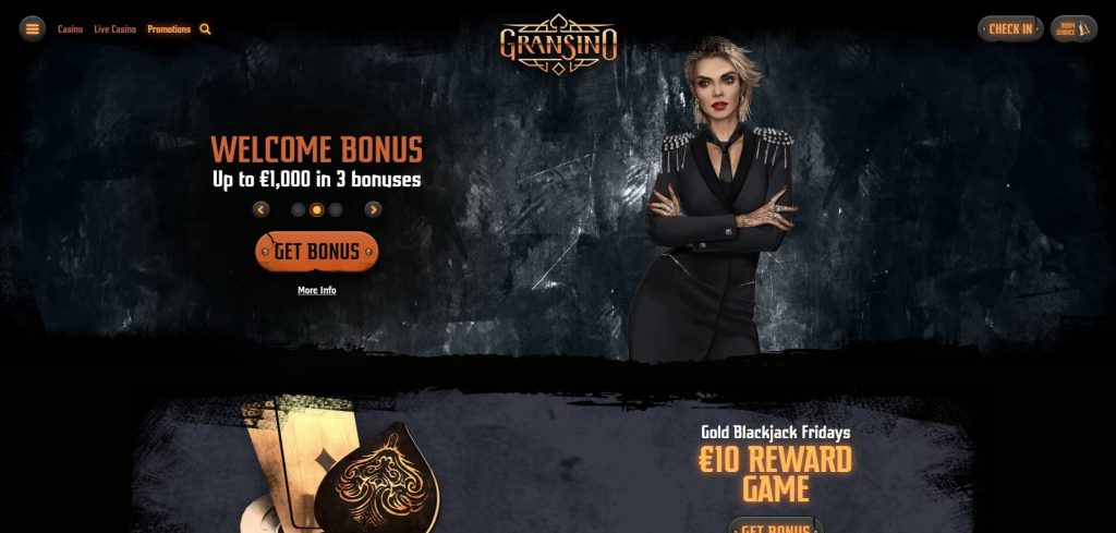 Gransino Casino Bonuses