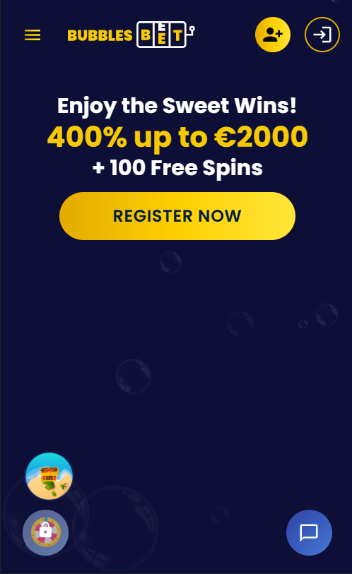 BubblesBet Casino Mobile App